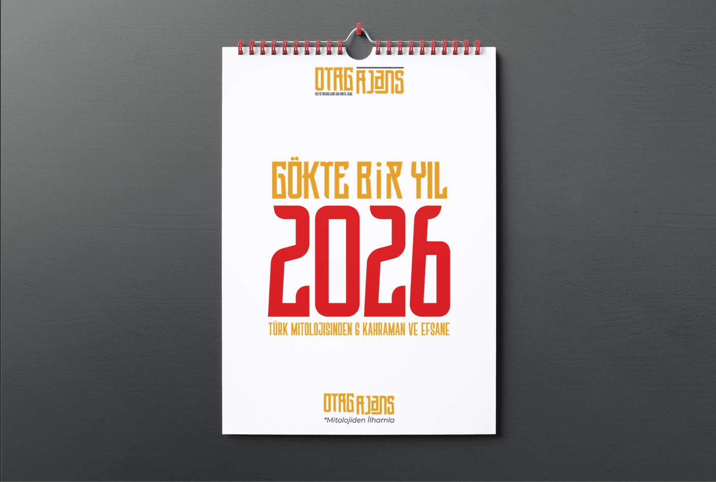Otağ Ajans “Gökte Bir Yıl 2026” Duvar Takvimi Tasarımı